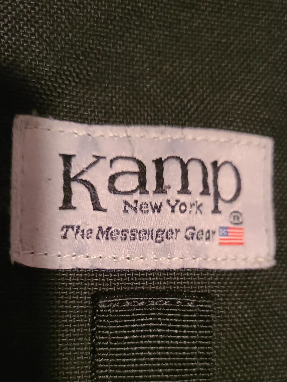 Kamp New York The Messanger Gear, Black USA Cordura Plus Bag Pack